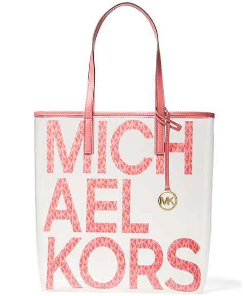 michael kors penny tote bag|Michael Kors clear tote bags.